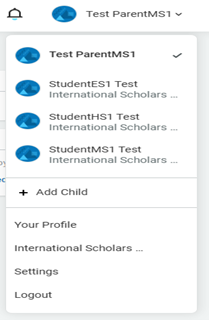 Access child courses - Schoology